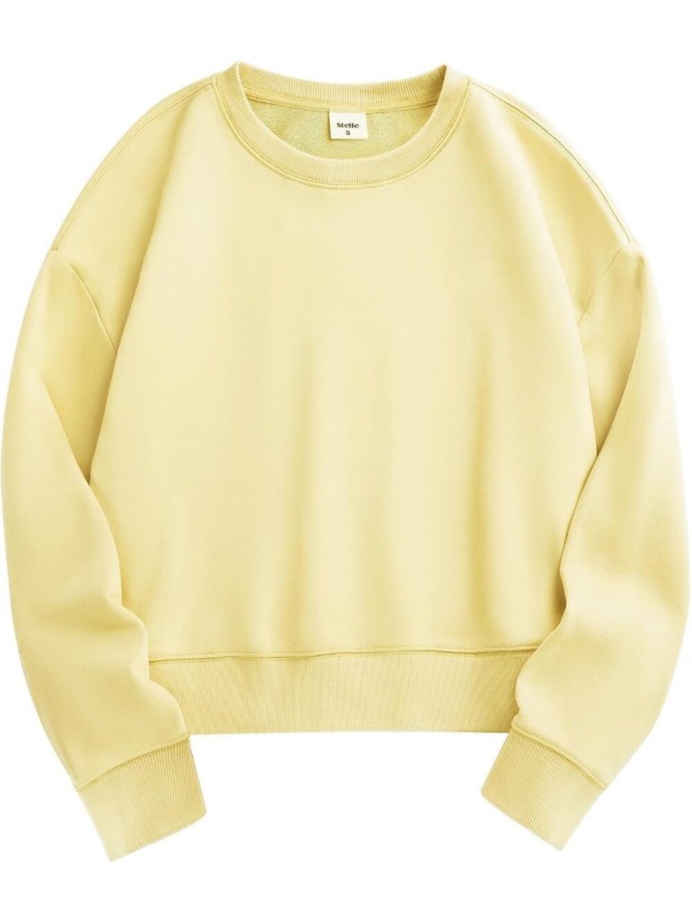 Cropped Crewneck Sweatshirt for Women | Relaxed Fit, Casual Everyday Style